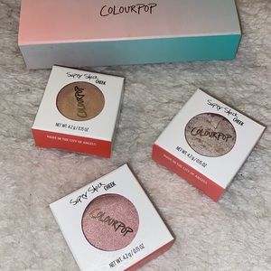 BNIB Colourpop SuperShock Cream Highlighter Trio Waffle